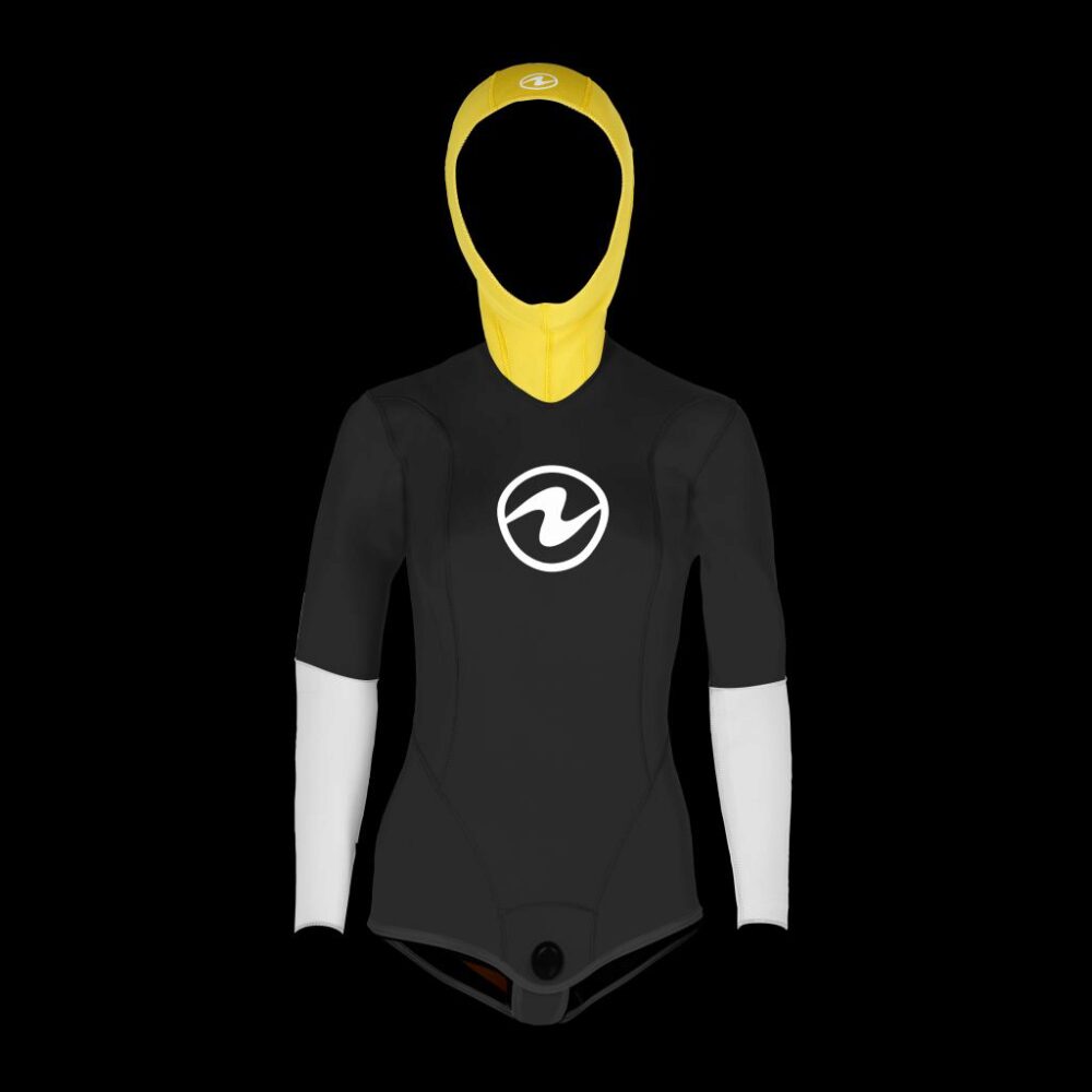 FREEFLEX PRO JACKET, 7MM WMN, BLK/YLW, XL