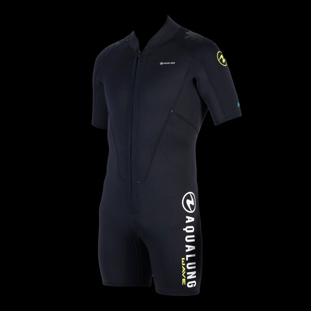 WAVE 4MM REV-SHRTY,MN,BLK/GRN SM