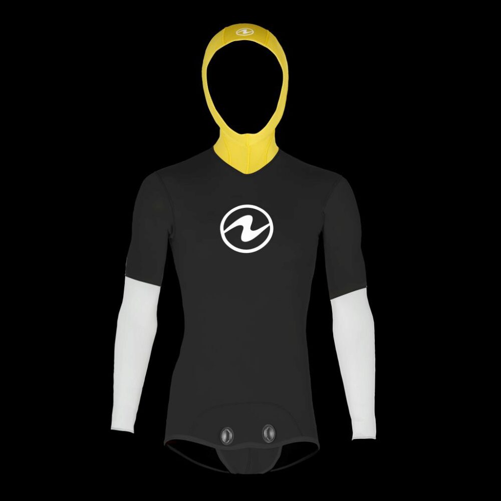 FREEFLEX PRO JACKET, 7MM MN BLK/YLW,SM