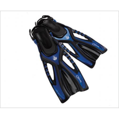 Caicos Full Foot Snorkel and Swim Fin-Small/Med - Yellow