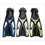Caicos Full Foot Snorkel and Swim Fin-Small/Med - Yellow