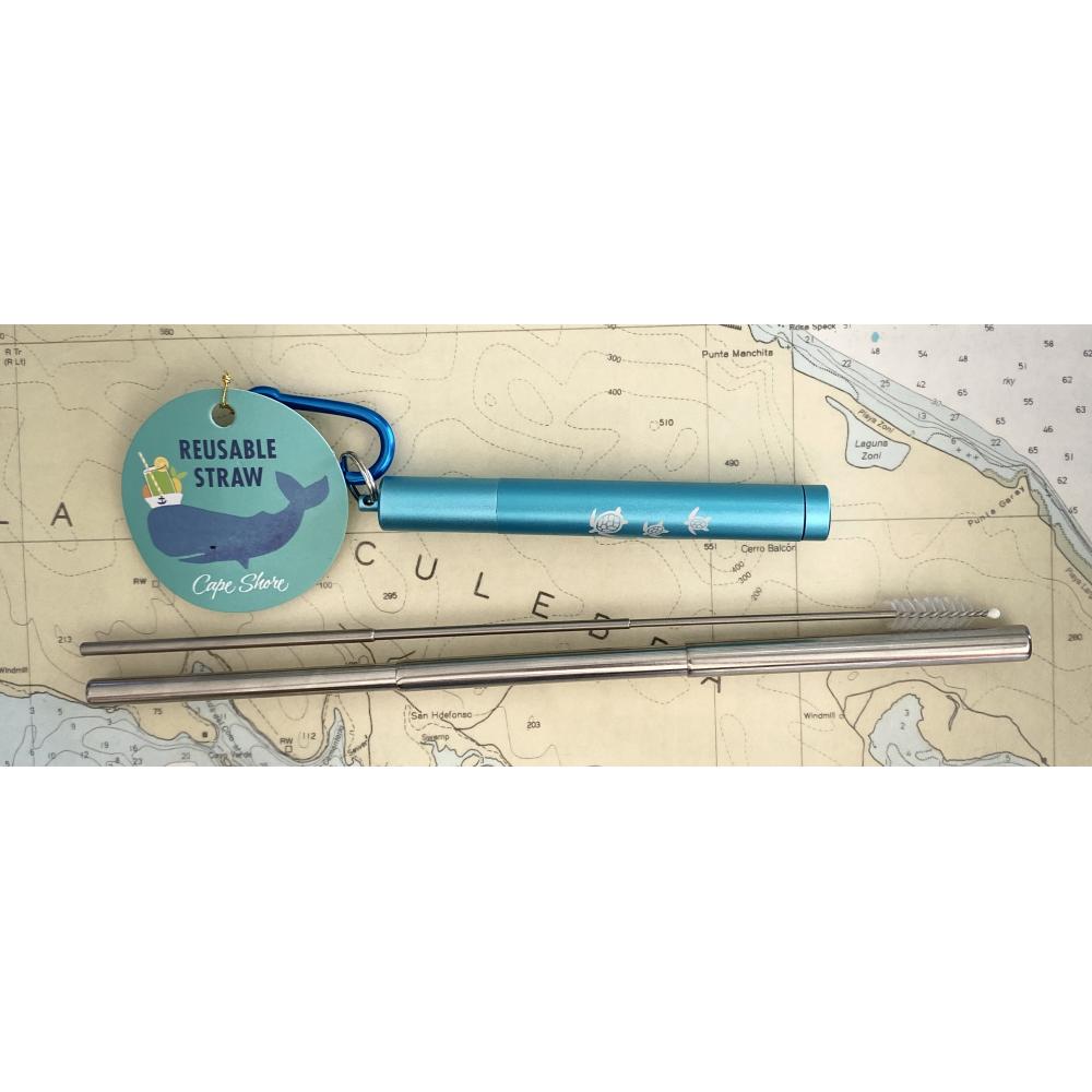 Collapsible Straw - Turtles Collapsible Straw - Turtles