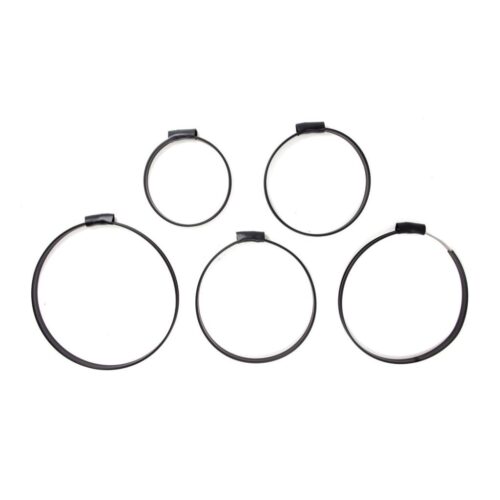 7.25" XS Scuba Stainless Steel Cylinder Clamps with Protective Sleeves