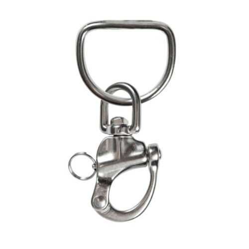 XS Scuba 3.5" Stainless Steel Snap Shackle with D-Ring