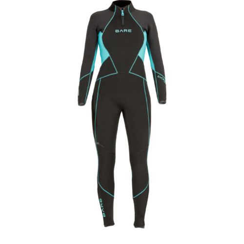 BARE 5mm Evoke Womens Full Wetsuit Aqua 08