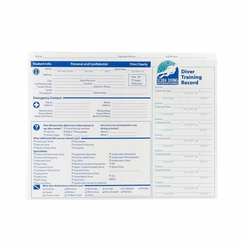 SDI Student Record Folder