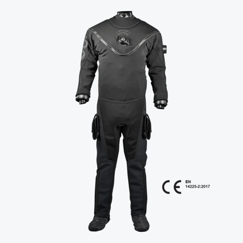 Whites FUSION Kraken Black Recreational Drysuit - 2XS/XS