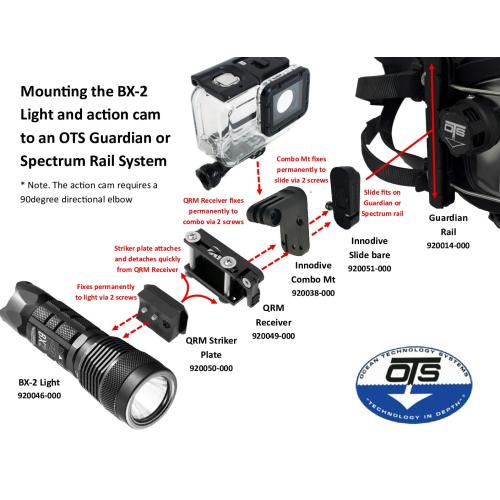 OTS GoPro and Light Combination Mount - 920038-000
