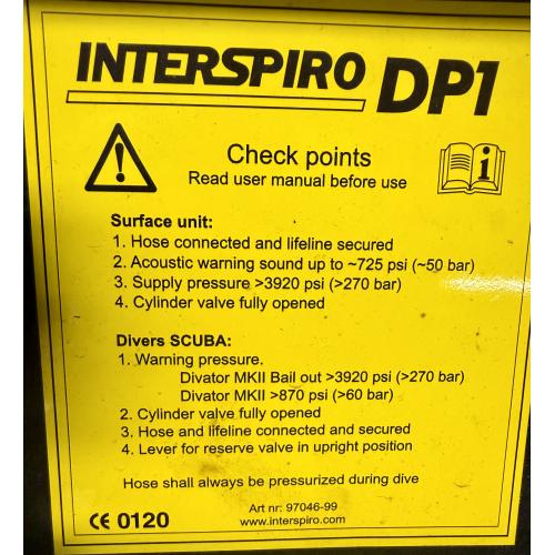 Interspiro DP-1 Surface Panel