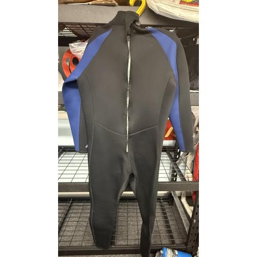 Used NeoSport S832MP 3/2mm Men's Full Wetsuit – XXL – Black/Blue – Like New Condition