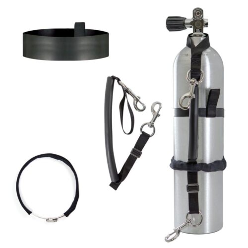Highland by XS Scuba Stage Bottle Strap Kits 6.5" to 8.0" diameter cylinders SKU: XSSSBSK7 MFR: SS72