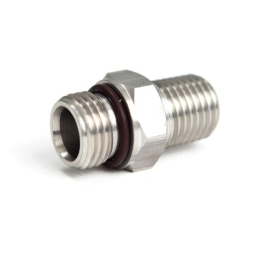 XS Scuba AC905 Stainless Steel Adapter 9/16"-18 Male to 1/4" NPT Male (LP)