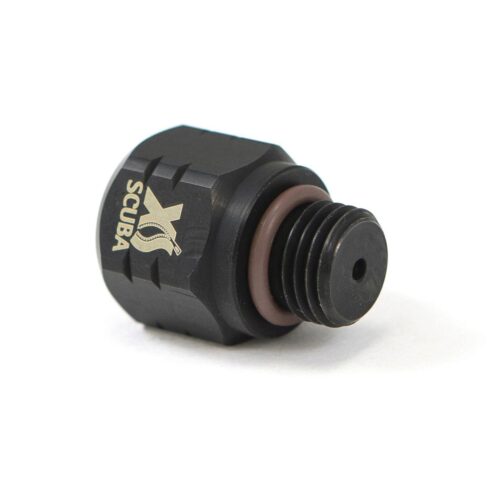 XS Scuba AC908 HP Port Extender (7/16"-20 High-Pressure Adapter for SPG/Transmitter Clearance)