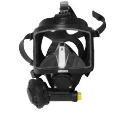 Interspiro Divator Full Face Mask – Safety Pressure Breathing Valve – Black Natural Rubber (96319-11