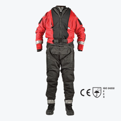 Whites Storm Tek Surface Rescue Drysuit XL - Red/Black