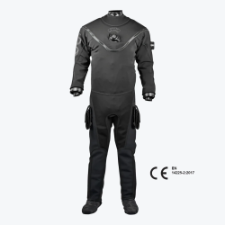 Whites FUSION Kraken Black Recreational Drysuit - 2XS/XS