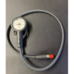 XS Scuba GA110 QuikVu Pressure Gauge with Braided HP Hose