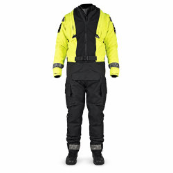 Whites STORM Pro Breathable Rescue Drysuit – Yellow/Black – Large