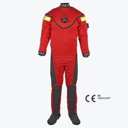 Whites FUSION SAR Dive Drysuit – Red/Black – S/M