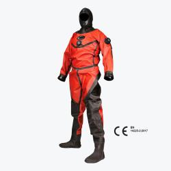 Whites ENVIRO Back Entry Drysuit - Red/Black - MTM