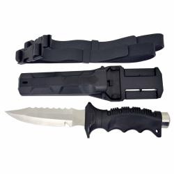 Edge Black Hunter QR Leg Knife Point Blade