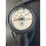 XS Scuba GA110 QuikVu Pressure Gauge with Braided HP Hose