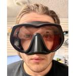 Highland Outer Limits Scuba Mask - Black Silicone