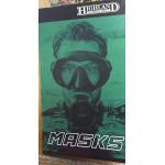 Highland Outer Limits Scuba Mask - Black Silicone