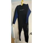 Used NeoSport S832MP 3/2mm Men's Full Wetsuit – XXL – Black/Blue – Like New Condition