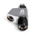 XS Scuba AC906 High-Pressure (HP) Port Adapter — 7/16”-20 HP Splitter (1-to-2)