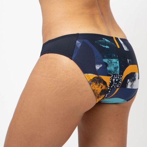 MAKO BIKINI BOTTOM MIDNIGHT PATTERN XS
