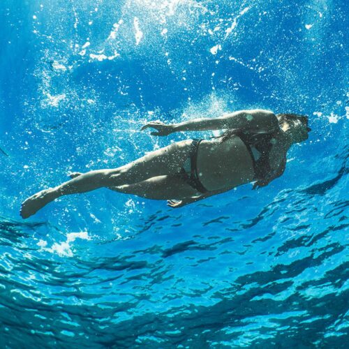 TIGER REVERSIBLE BIKINI BOTTOM MIDNIGHT PATTERN XS