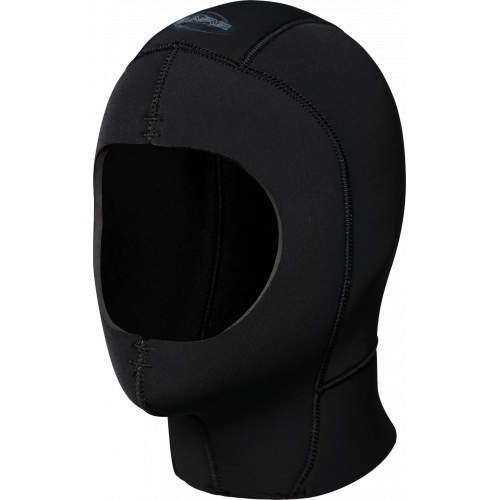 7mm ELASTEK Dry Hood, Black - M