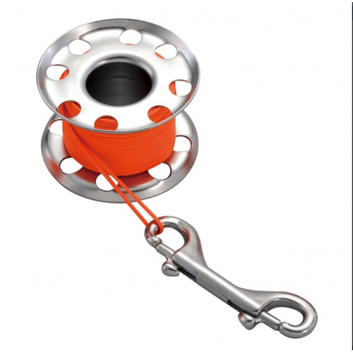 Stainless Steel Finger Spool 30M  Orange