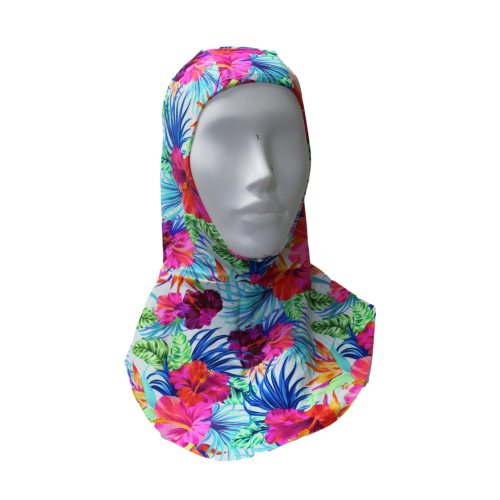 LYCRA HOOD - HIBISCUS