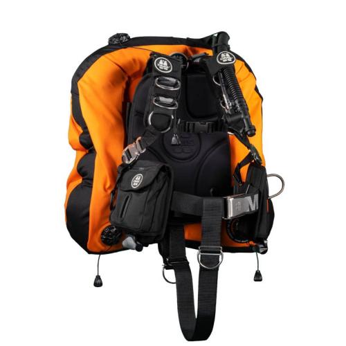 OMS Lava Orange/Black 32Lb-14.5Kg Stainless Steel Comfort Harness III
