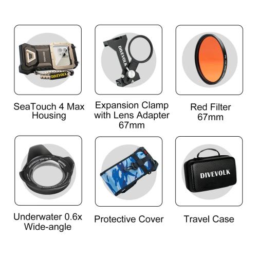 DiveVolk SeaTouch 4 Max Ocean Kit for iPhone