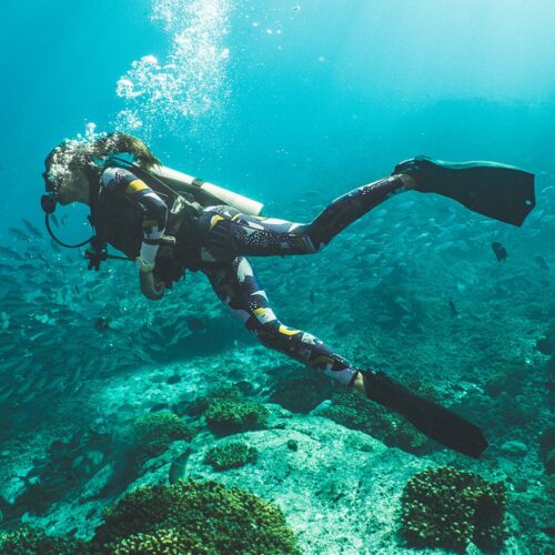 WOMEN'S HYDRO LEGGINGS MIDNIGHT PATTERN XXL