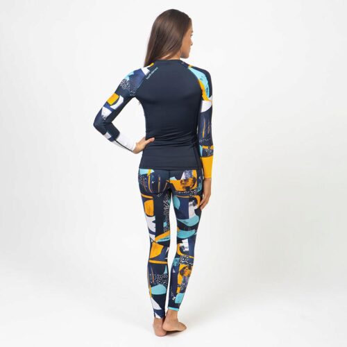 WOMEN'S HYDRO LEGGINGS MIDNIGHT PATTERN XXL