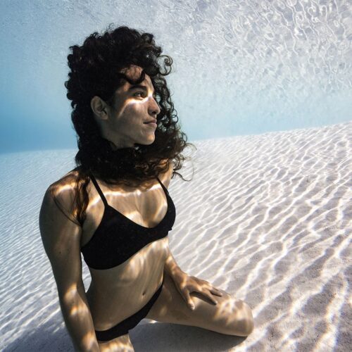 MALUKU BIKINI TOP BLACK SIZE S