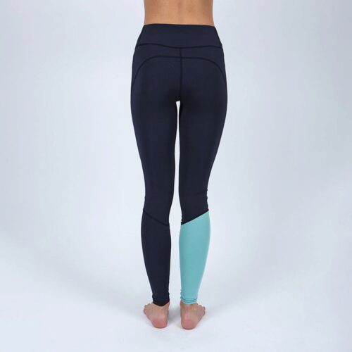 WOMENS OCEANPOSITIVE HYDRO LEGGINGS - MIDNIGHT NAVY L