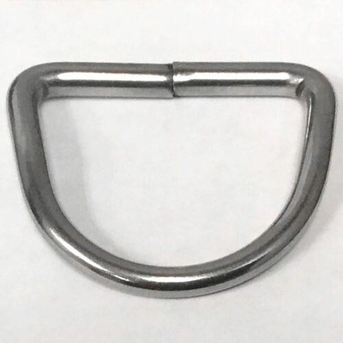 Hollis 2 in Bent D-Ring, Stainless Steel