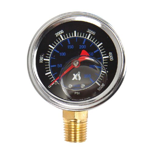 XS Scuba High Pressure Gauge, 2.75 in, Replacement