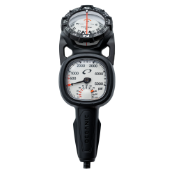 Oceanic Maxview Combo 2 Pressure Gauge and Compass Console
