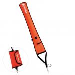 4.2' Alert Marker with Dump & Pouch Orange