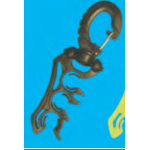 DUAL HOSE HOLDER W/CLIP BLACK