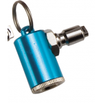 Tech Tire Inflator with Low Pressure Adapter - Blue