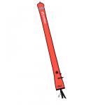 6'' Alert Marker w/ Dump Orange Stainless steel clip