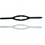 Mask Strap Black Silicone Std