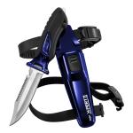 TUSA X-Pert II Knife, Drop Point, Cobalt Blue